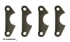 Rear 180 Ladder Bar Brackets 6" Centered Hole Spacing Fits 3" Axle Tube 3/4 Hole (Qty 4)