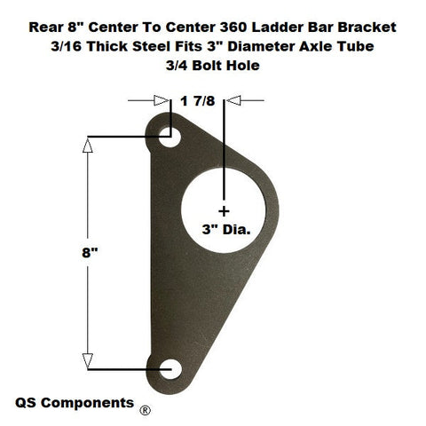 Rear 360 Ladder Bar Bracket 8