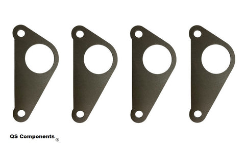 Rear 360 Ladder Bar Brackets 8" Centered Hole Spacing Fits 3" Axle Tube 3/4 Hole (Qty 4)