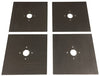 Quarter Scale Car Square Steel Toe Plate Set (Sold In Sets Of 4)